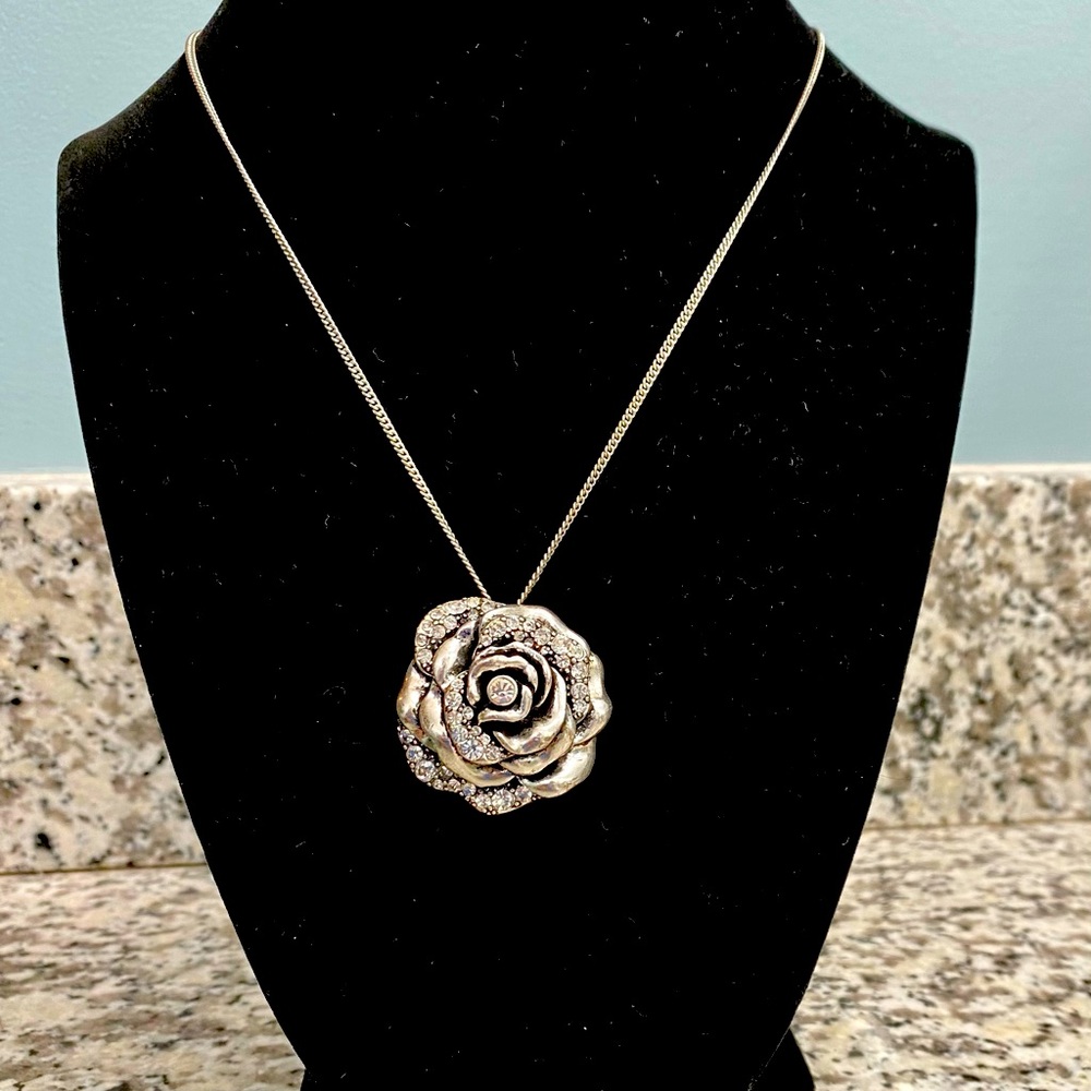 Fossil silver rose